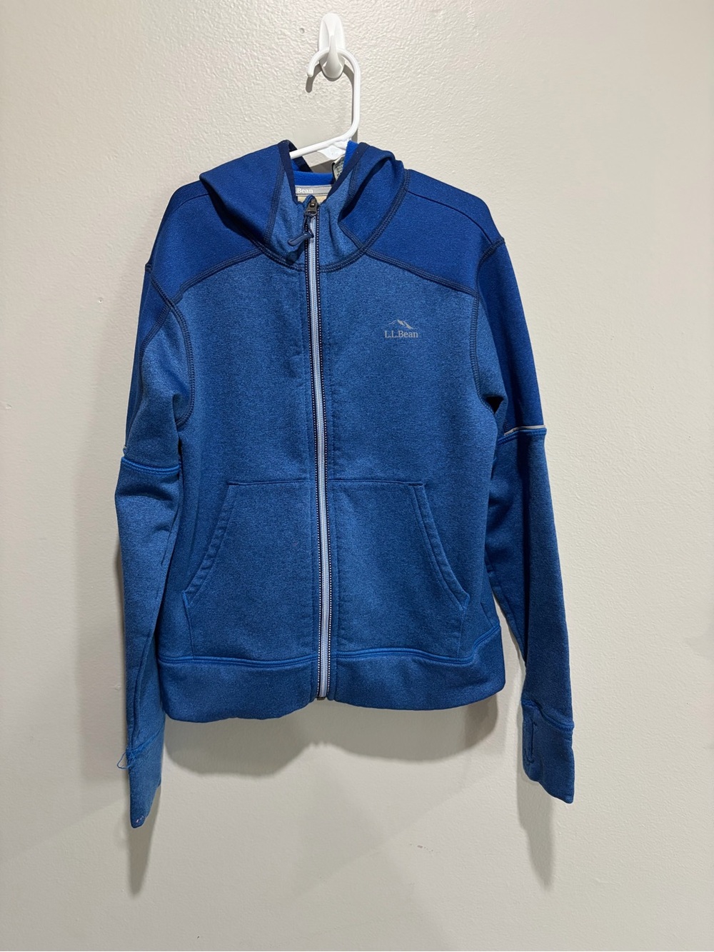 L.L. Bean Youth Royal Blue Full-Zip Hooded Jacket
